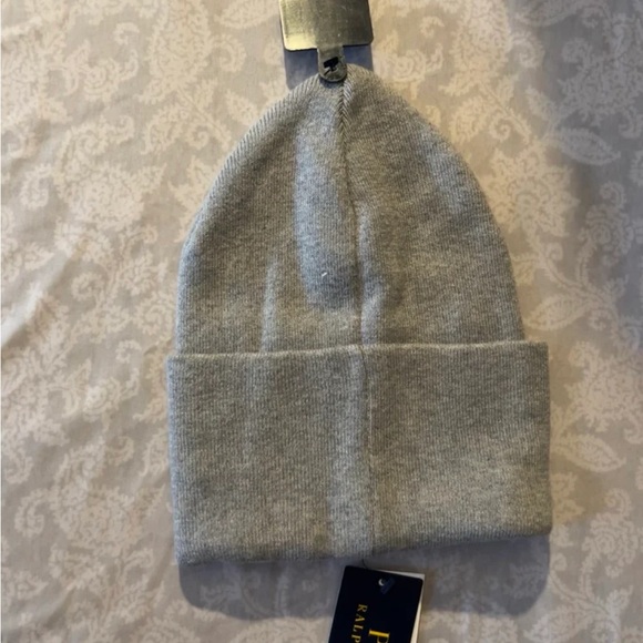 NWT Polo Ralph Lauren Skully Hat Color Gray - Picture 2 of 4